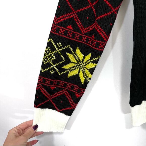 Harry Potter Owl Deathly Hallows Pullover Crewneck Sweater M - Picture 5 of 8